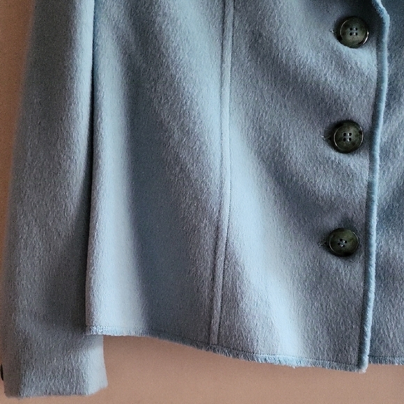 De Mi Amore by Izzy Camillery Baby Alpaca Single-Breasted Cropped Blazer - Picture 4 of 14